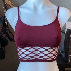 Fish net bandeau